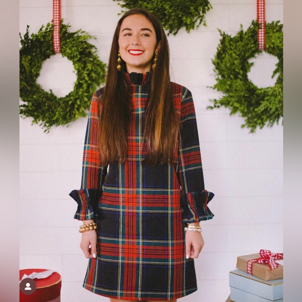 Beautiful, new with tag Christmas plaid dress!